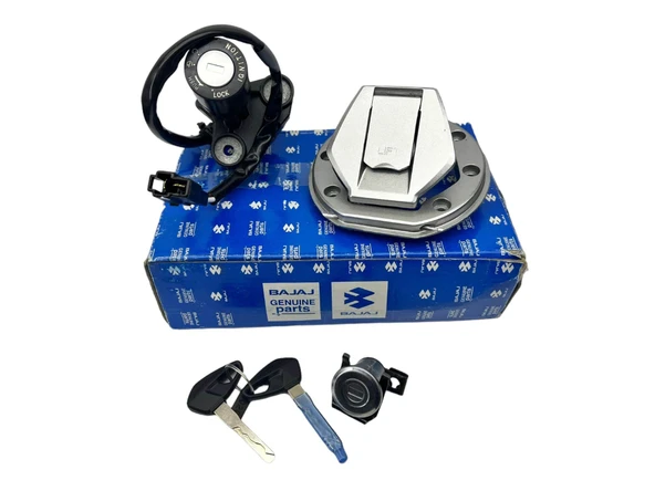 Bajaj Pulsar RS 200 Kontak Kilit Seti - Resim 2