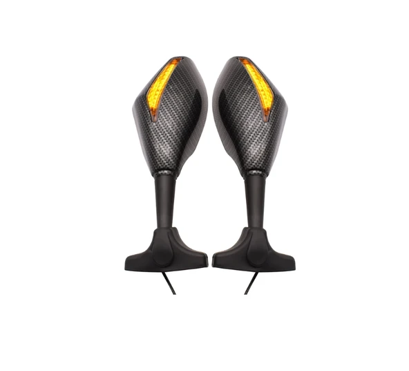 Kawasaki Ninja 650 R Kayar Sinyalli Ayna Takımı Karbon ürün görseli