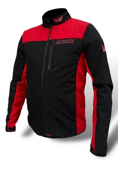 Berik Force Kırmızı Softshell Kışlık Motosiklet Montu - 1