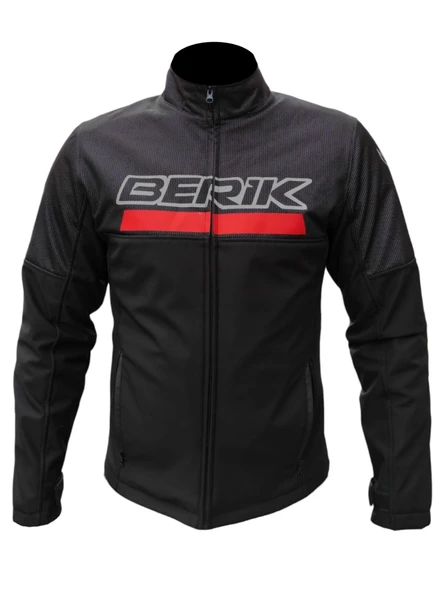 Berik Peace Siyah Softshell Kışlık Motosiklet Montu - 1