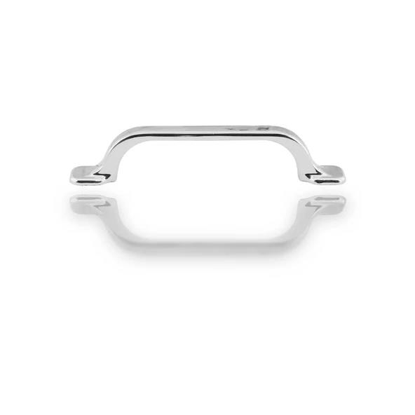 Zümre Düz Mobilya Mutfak Dolabı Çekmece Dolap Kapak Kulpu (96 MM-9.6 CM) Kulbu Krom Metal Kulpları - 4