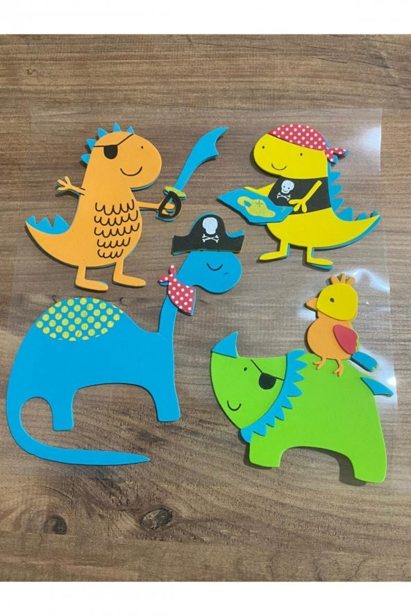 3d Duvar Stickerı Dinozorlu