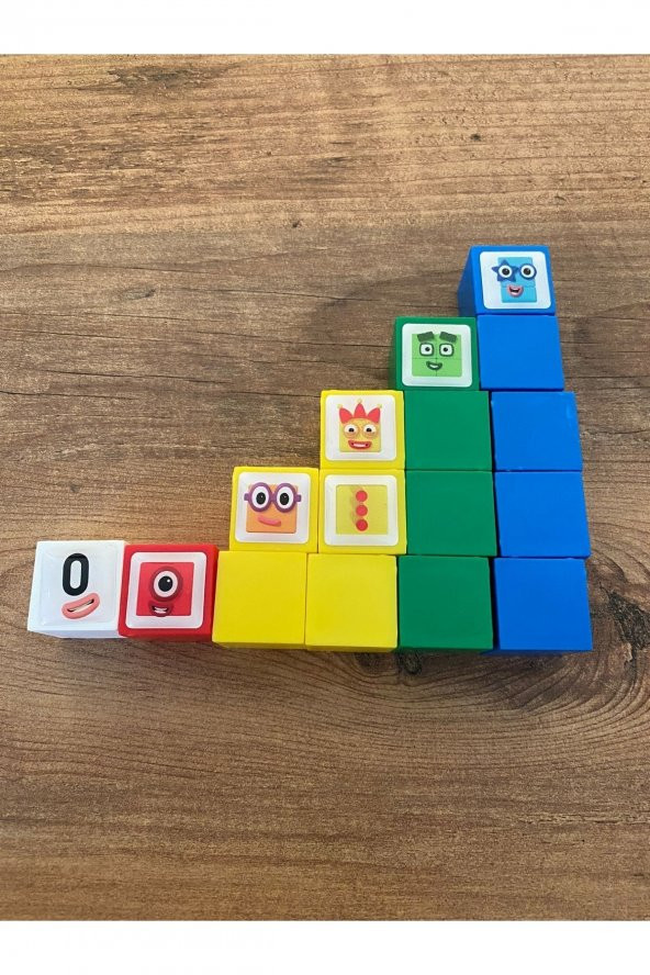 Numberblocks 1-2-3-4-5 Mıknatıslı Küp Number Blocks 0