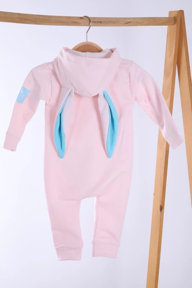 Babyhola Fermuarlı Tavşan Kulaklı Tulum 5014 - 6