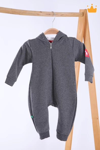 Babyhola Fermuarlı Tavşan Kulaklı Tulum 5014 - 3