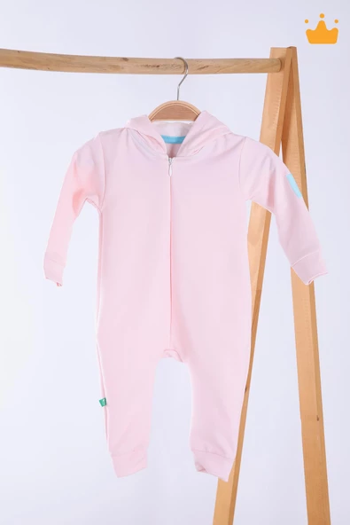 Babyhola Fermuarlı Tavşan Kulaklı Tulum 5014 - 7