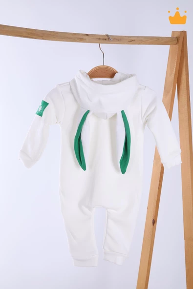 Babyhola Fermuarlı Tavşan Kulaklı Tulum 5014 - 12