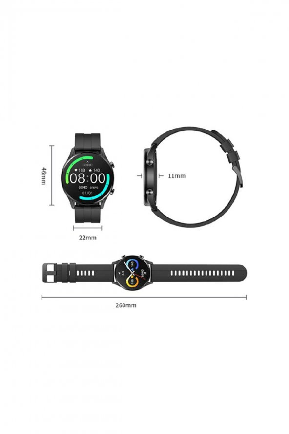 W12 Akıllı Saat 3d Hd Ekran Sürekli Spo2 Ölçer - Resim 5