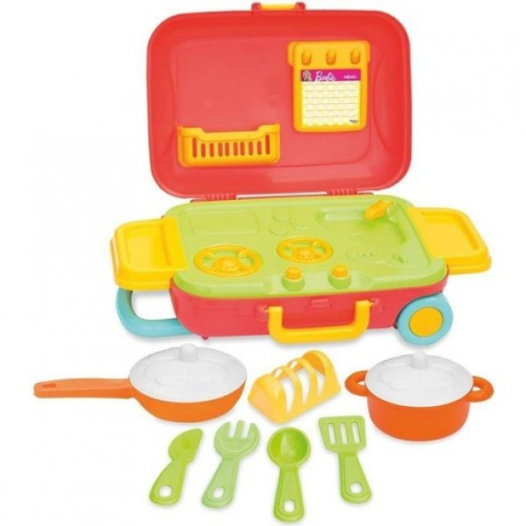 Dede Oyuncak Barbie Mutfak Set Bavulum 03478 - 2