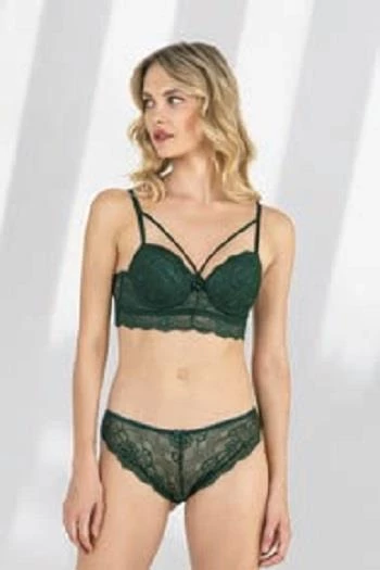 Fabony Bayan Dantelli Bralet Destekli Sütyen Külot Takımı 4210 - 5