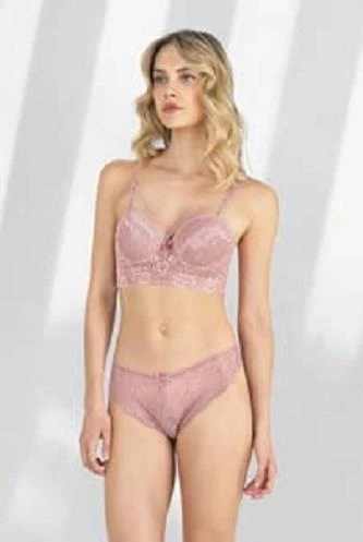 Fabony Bayan Dantelli Bralet Desteksiz Sütyen Külot Takımı 4211 - Resim 3