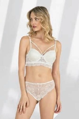 Fabony Bayan Dantelli Bralet Desteksiz Sütyen Külot Takımı 4211 - Resim 2