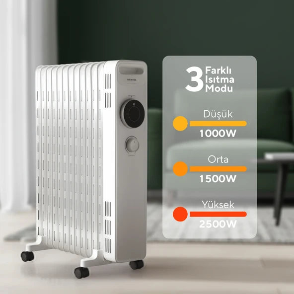 Kumtel 13 Dilim Beyaz Radyatör KUM1240S - 3