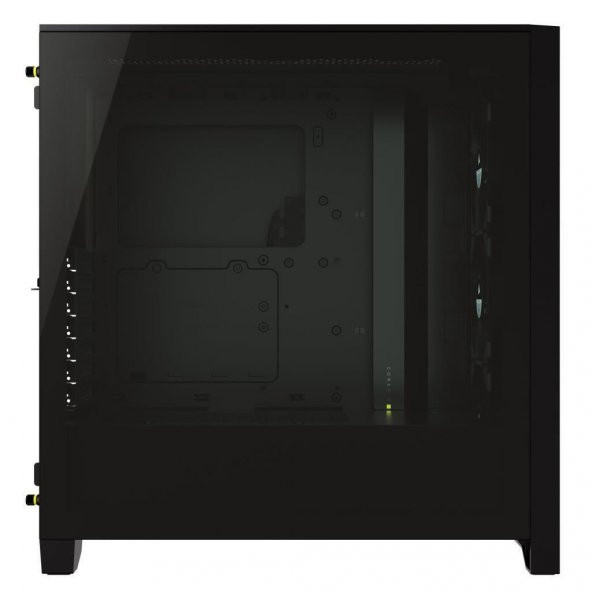 CORSAIR CC-9011204-WW ICUE 4000X RGB TEMPERLI CAM YAN PANEL MID TOWER BILGISAYAR KASASI SIYAH - 3