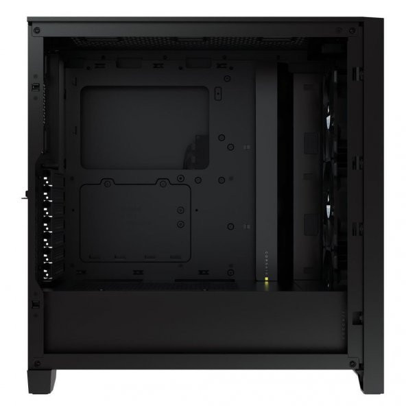 CORSAIR CC-9011204-WW ICUE 4000X RGB TEMPERLI CAM YAN PANEL MID TOWER BILGISAYAR KASASI SIYAH - 4