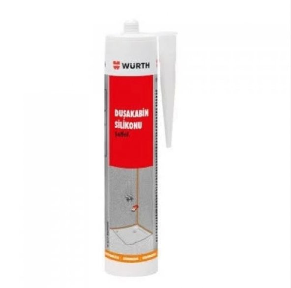 WÜRTH DUŞAKABİN SİLİKONU ŞEFFAF 310 ML