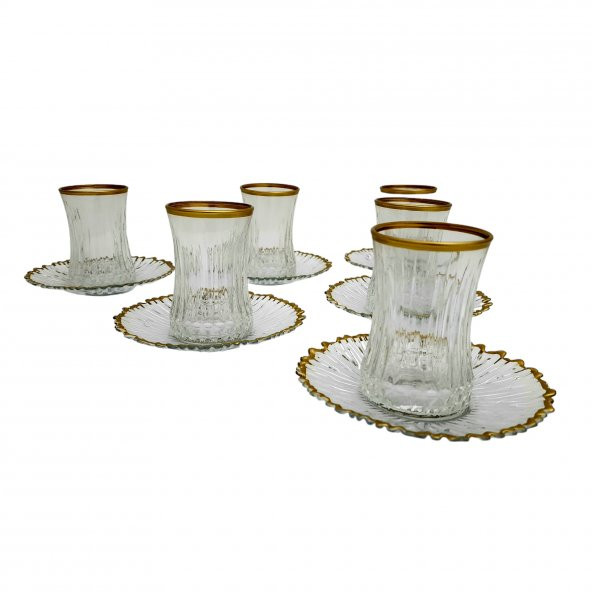 Paşabahçe Elysia Gold Detaylı Çay Bardağı Seti - 4