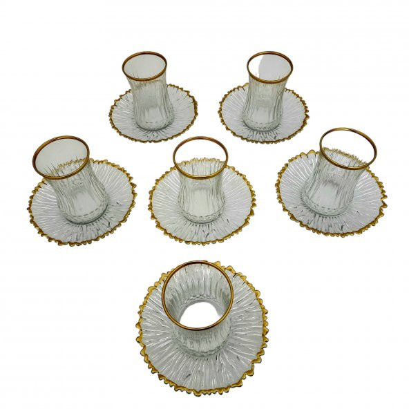 Paşabahçe Elysia Gold Detaylı Çay Bardağı Seti - 7