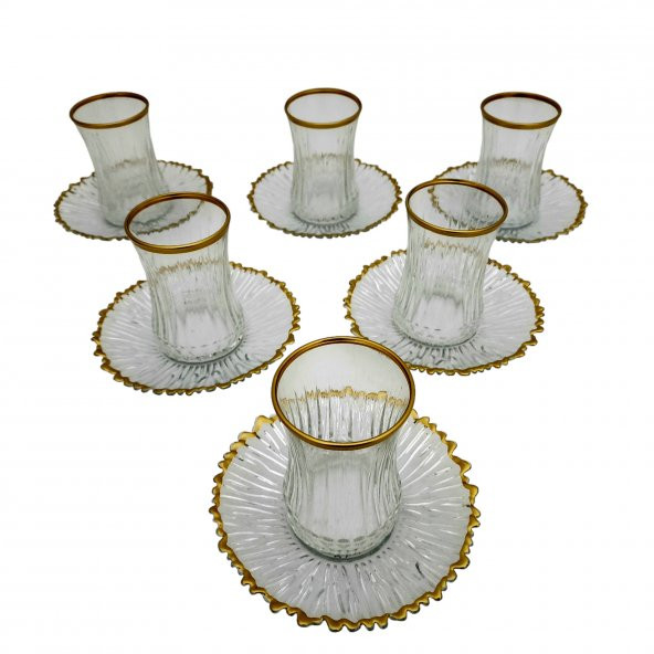 Paşabahçe Elysia Gold Detaylı Çay Bardağı Seti - 2