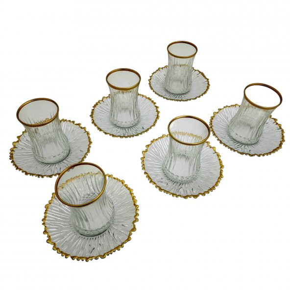 Paşabahçe Elysia Gold Detaylı Çay Bardağı Seti - 8