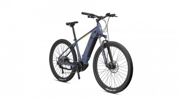 Loop Phantom 29 Elektrikli Dağ Bisikleti 10V 19 Mat Gri-Siyah-Sarı - 4