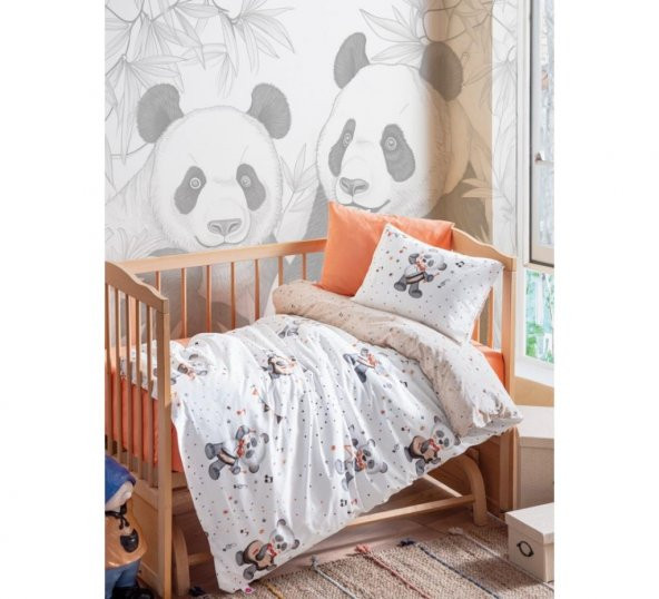 Cotton Box Musico Oranj Bebek Nevresim Takımı EMH