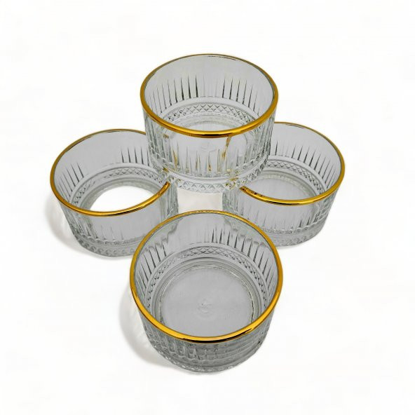 Paşabahçe Elysia Gold 4lü Kase Seti 530038-GTC - 5