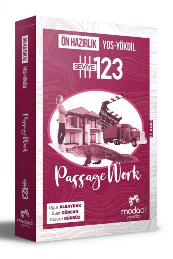Modadil Yayınları Yds Yökdil Passage Work Ön Hazırlık Seviye 1 2 3