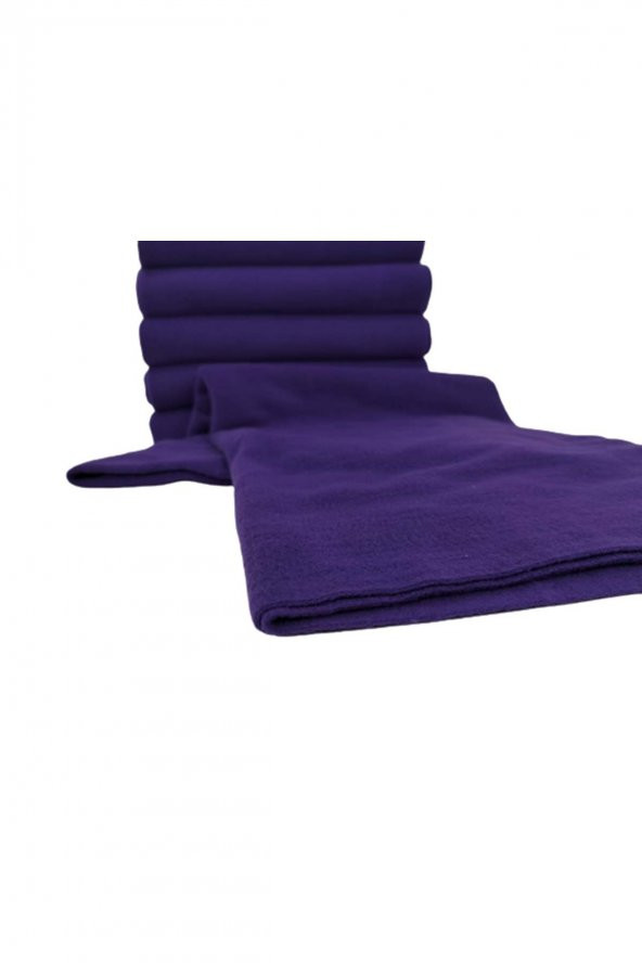 Mor Renk Polar Şal Cafe Restaurant Otel Şal 10 Adet - 2