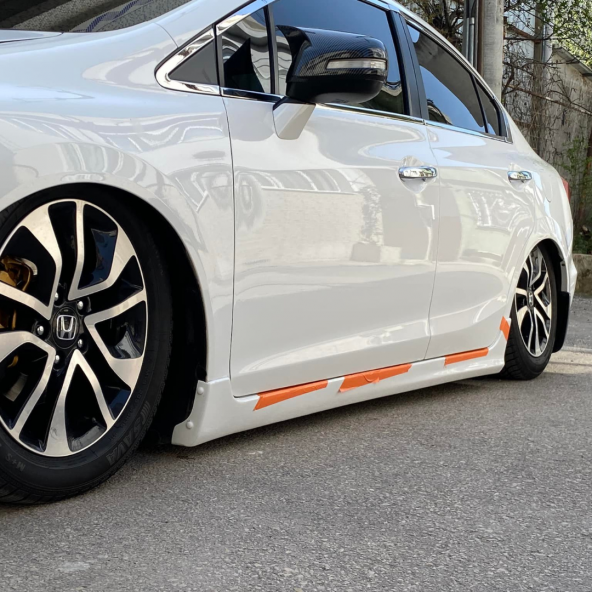 Honda Civic Fb7 2012-2016 Batman Yarasa Ayna Kapağı Piano Black Abs Plastik - 4