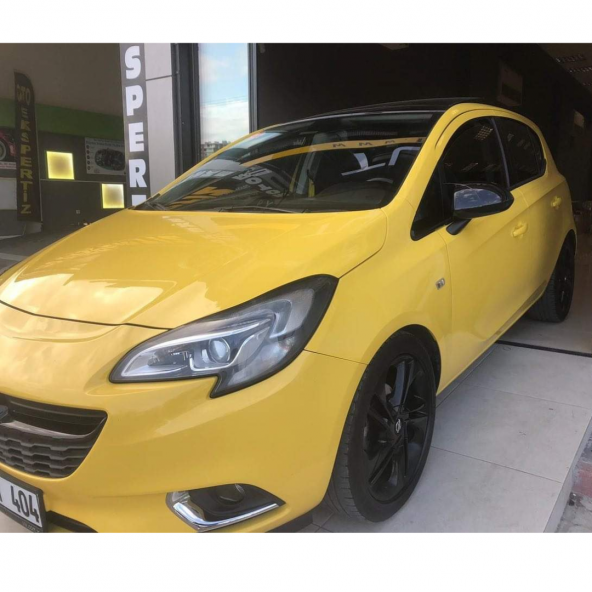 Opel Corsa E 2014-2019 Batman Yarasa Ayna Kapağı Piano Black Abs Plastik - Resim 4