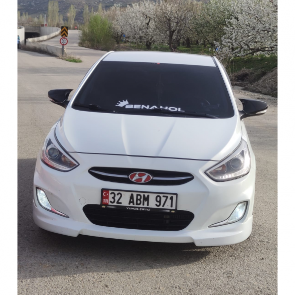 Hyundai Accent Blue Sinyalli Batman Yarasa Ayna Kapağı Piano Black Abs Plastik - Resim 5