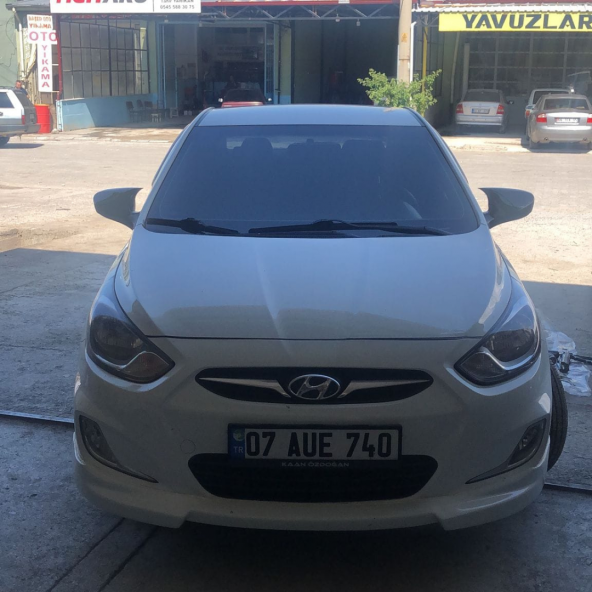 Hyundai Accent Blue  Batman Yarasa Ayna Kapağı Piano Black Abs Plastik - Resim 7