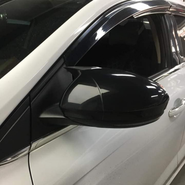Renault Megane 4 Batman Yarasa Ayna Kapağı Piano Black Abs Plastik - 5