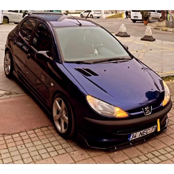 Peugeot 206 1998-2012 Uyumlu Batman Yarasa Ayna Kapağı Piano Black Abs Plastik - 2
