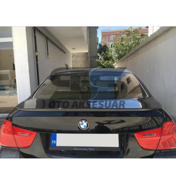 Bmw E90 318 320 325 330 Bagaj Üstü Spoiler Piano Black ürün görseli 1