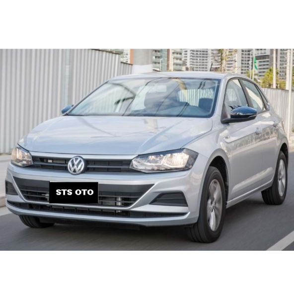 Volksvogen Polo Mk6 2018 Sonrası Batman Yarasa Ayna Kapağı Piano Black Abs Plastik - 5