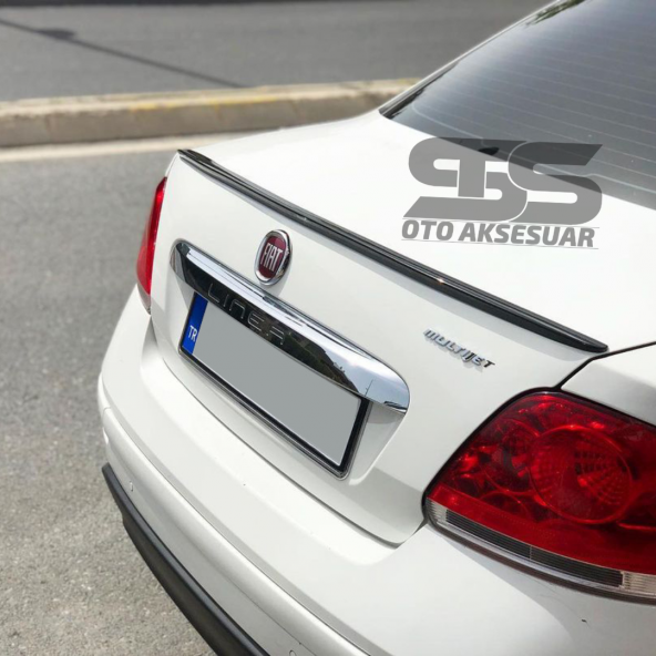 Fiat Linea Bagaj Üstü Spoiler Bagaj Çıtası Piano Black - Resim 3