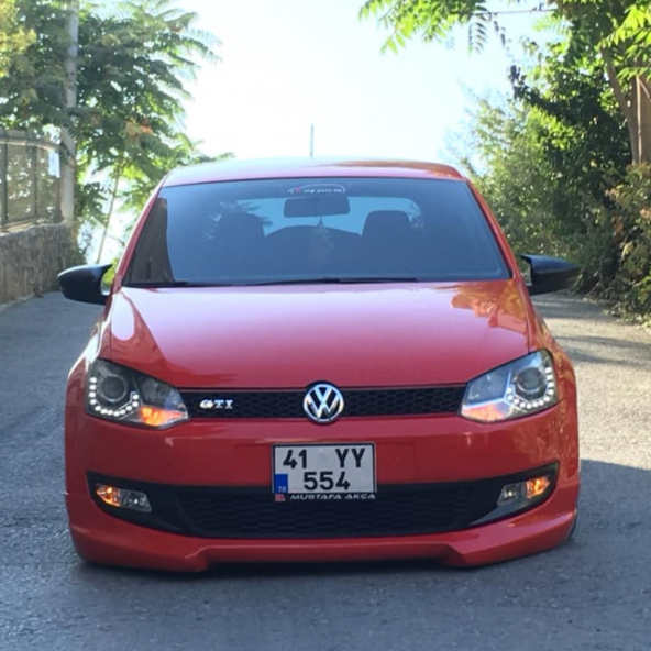 Volksvogen  Polo 6r-6c 2009-2017 Batman Yarasa Ayna Kapağı Piano Black Abs Plastik - 7