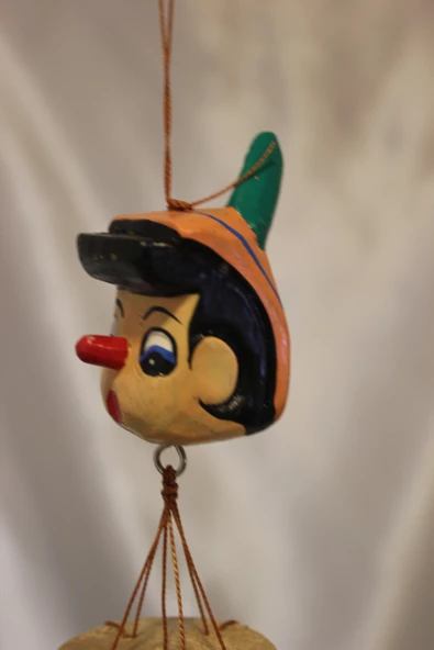 Deprem Çanı Zili Rüzgar Çanı Zili Pinokyo - Resim 2