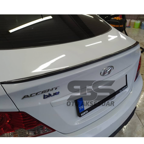 Hyundai Accent Blue Bagaj Üstü Slim Spoiler Parlak Siyah ürün görseli 1