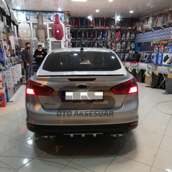 Ford Focus (12-18) 3, 3.5, 4 Sedan Kasa Bagaj Üstü Spoiler - Resim 3
