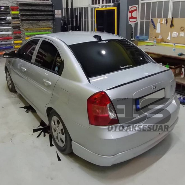 Hyundai Accent Era Bagaj Üstü Spoiler Bagaj Çıtası Piano Black - 5