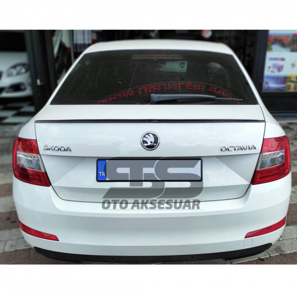 Octavia Piano Black Bagaj Üstü Spoiler Bagaj Çıtası - Resim 5
