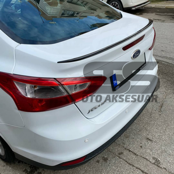 Ford Focus (12-18) 3, 3.5, 4 Sedan Kasa Bagaj Üstü Spoiler - Resim 6