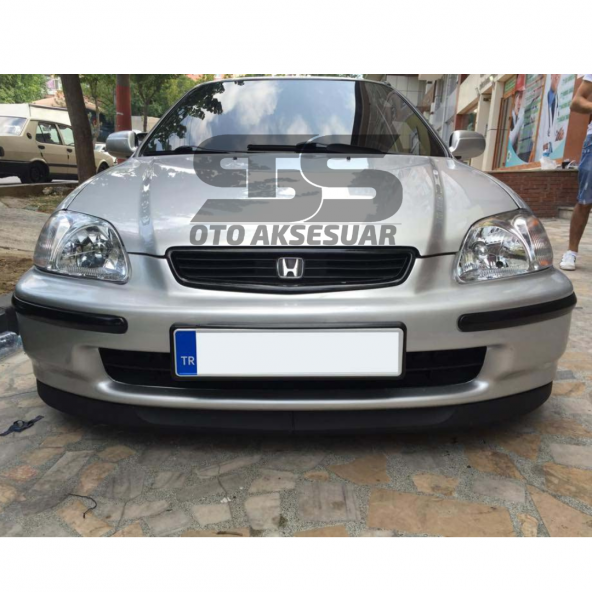 Honda Civic İes Lip Üniversal 2 Parça Astra H Tipi Esnek Tampon Eki - 3