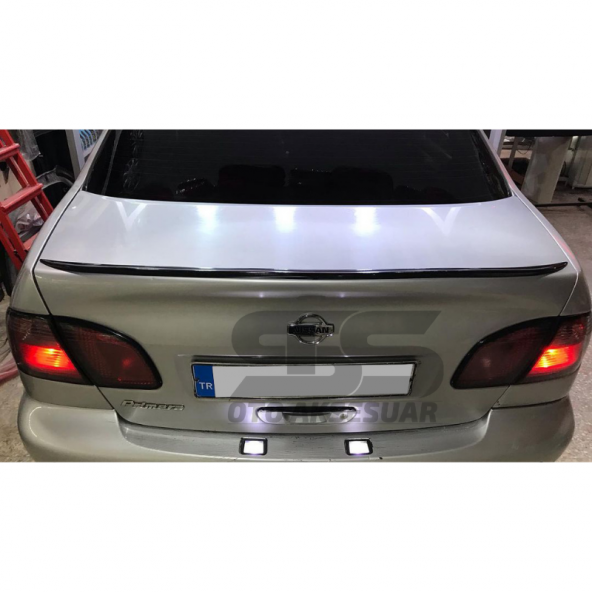 Nissan Primera Bagaj Üstü Slim Spoiler Piano Black Parlak Siyah