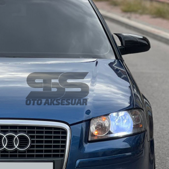 Audi A3 8P Batman Yarasa Ayna Kapağı Piano Black / 2003-2007 - 3