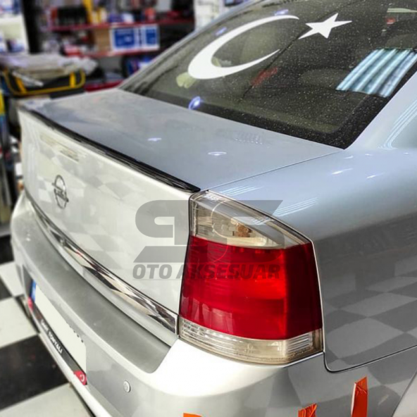 Opel Vectra C Bagaj Üstü Slim Spoiler Piano Black Parlak Siyah - Resim 4