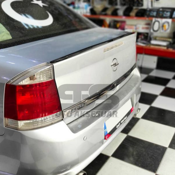 Opel Vectra C Bagaj Üstü Slim Spoiler Piano Black Parlak Siyah - Resim 5